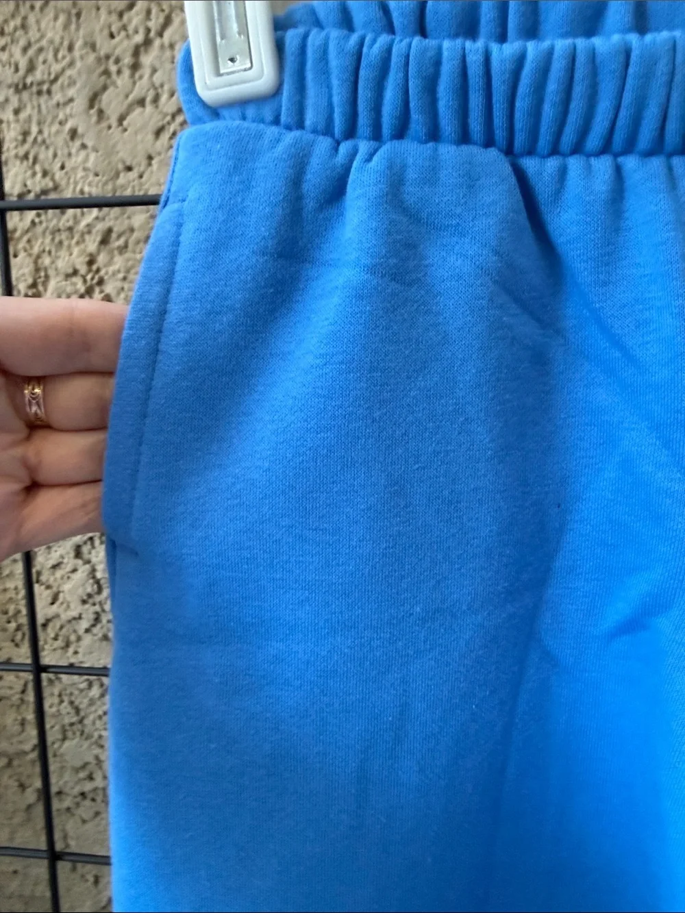 New Gap Kids Blue Fleece Wide-Leg Bottoms